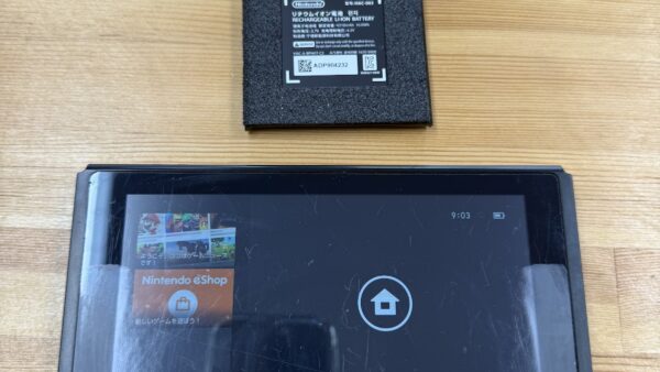 Switchのバッテリー劣化修理|熊谷市のストックリペア