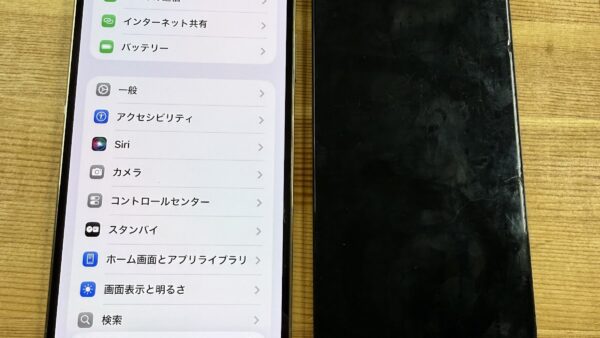 iPhone13Promaxの水没画面表示不良修理|熊谷市のストックリペア
